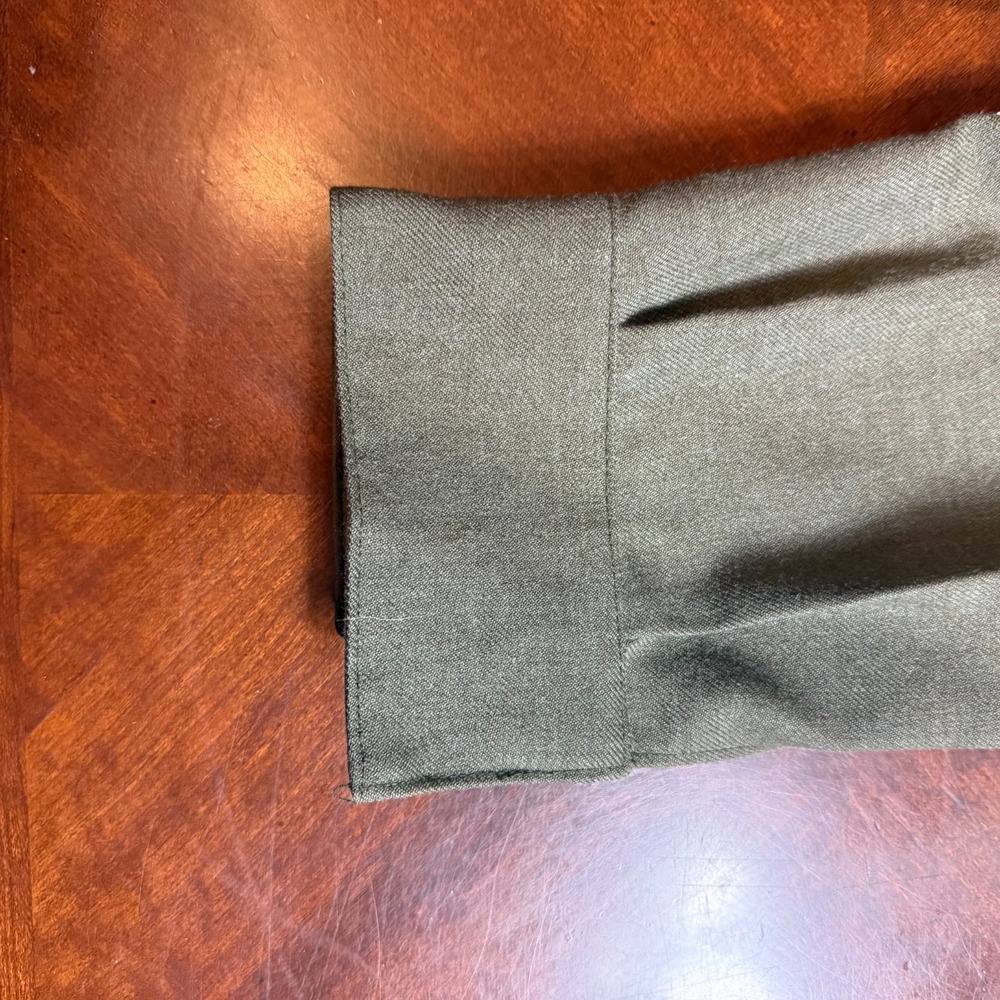 Vintage 1976 Belgian Military Wool Jacket Size 20E 4X Original Insignia - Picture 11 of 16